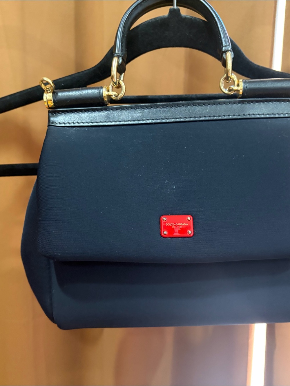 Dolce & Gabbana Navy Top-Handle Women’s Bag